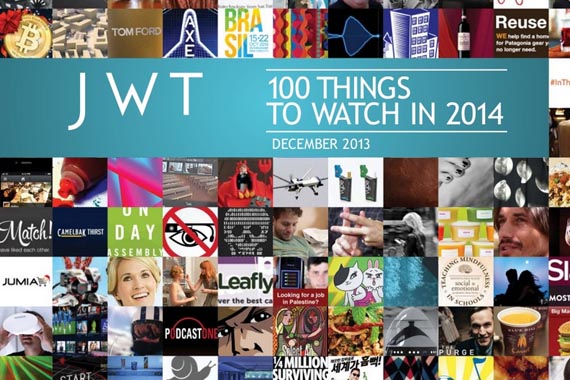 JWT presentó las 100 cosas a las que habrá que prestar atención en el 2014
