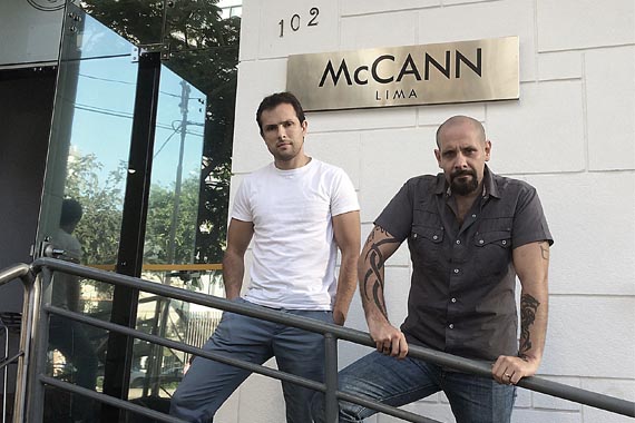 Mauricio Fernández Maldonado y Christian Caldwell lideran el área creativa del grupo McCann en Lima