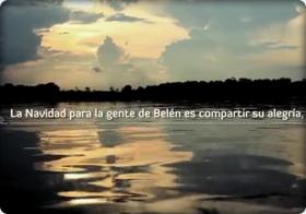 Navidad en Belén, el primer cine flotante de la Amazonia